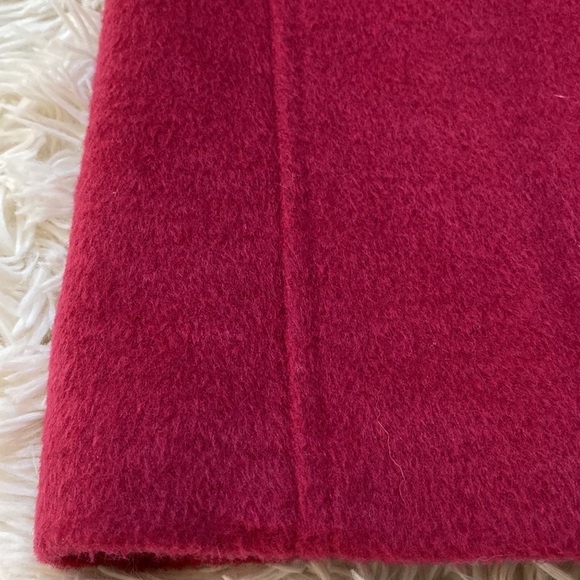 🎉HP🎉 Loft Wool Blend Moto Coat 💗 Raspberry - Picture 14 of 16